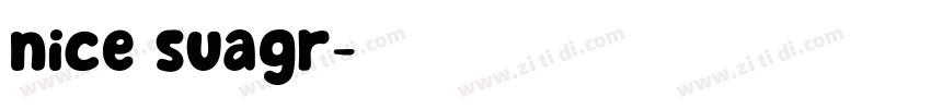 nice suagr字体转换